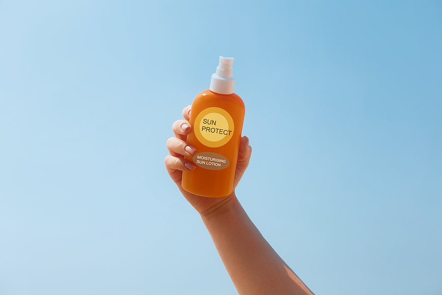 Sunscreen for Florida resort vacation